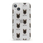 Belgian Malinois Icon with Name iPhone 13 Clear Bumper Case