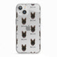 Belgian Malinois Icon with Name iPhone 13 TPU Impact Case with White Edges