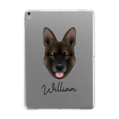 Belgian Malinois Personalised Apple iPad Silver Case