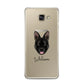 Belgian Malinois Personalised Samsung Galaxy A3 2016 Case on gold phone