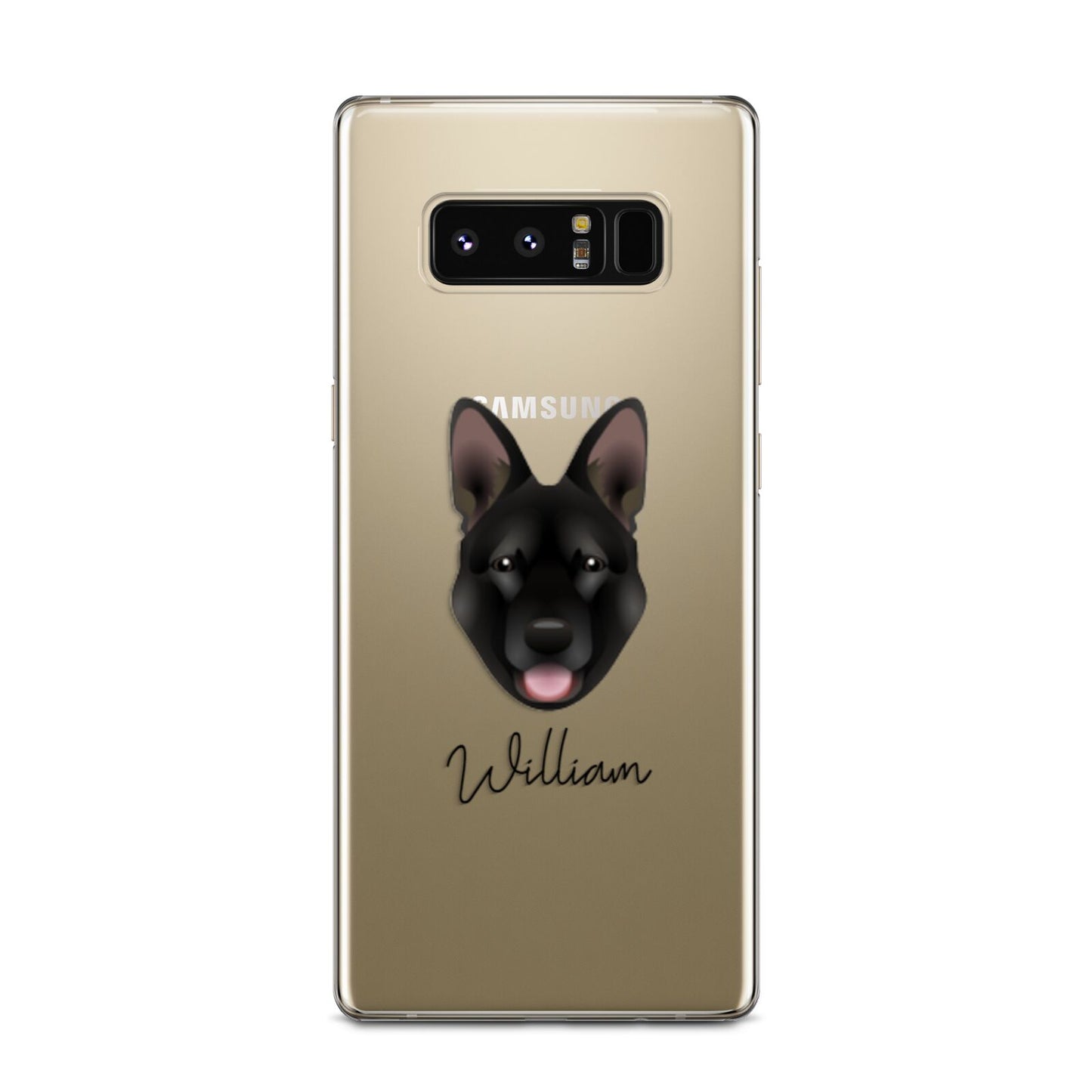 Belgian Malinois Personalised Samsung Galaxy Note 8 Case