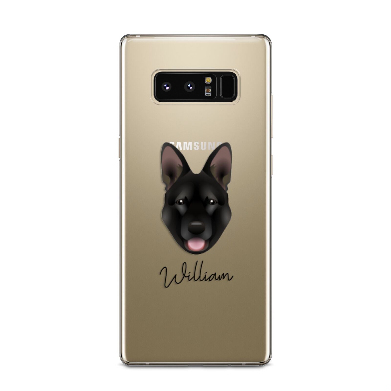 Belgian Malinois Personalised Samsung Galaxy Note 8 Case