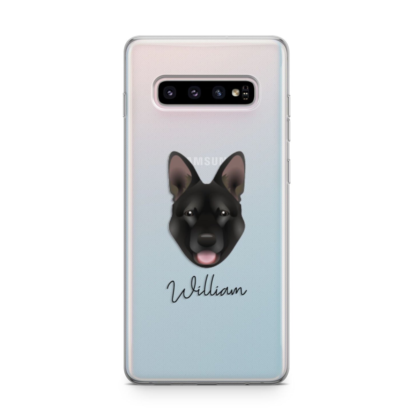 Belgian Malinois Personalised Samsung Galaxy S10 Plus Case