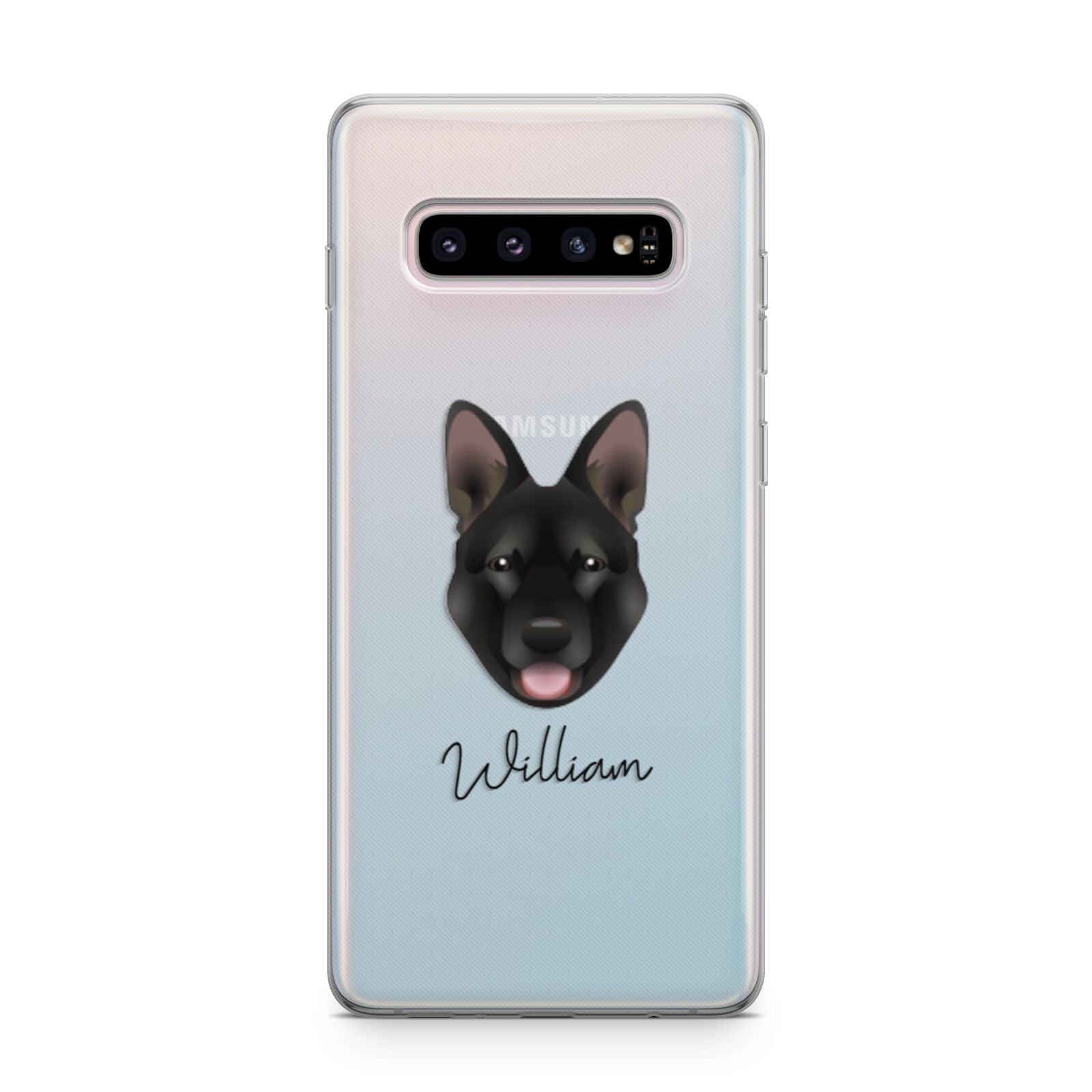 Belgian Malinois Personalised Samsung Galaxy S10 Plus Case