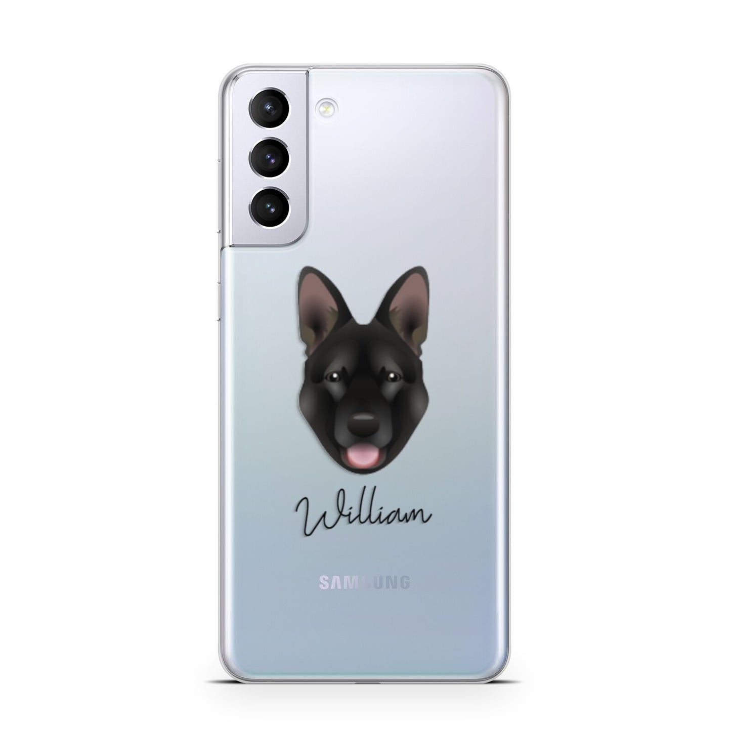 Belgian Malinois Personalised Samsung S21 Plus Phone Case