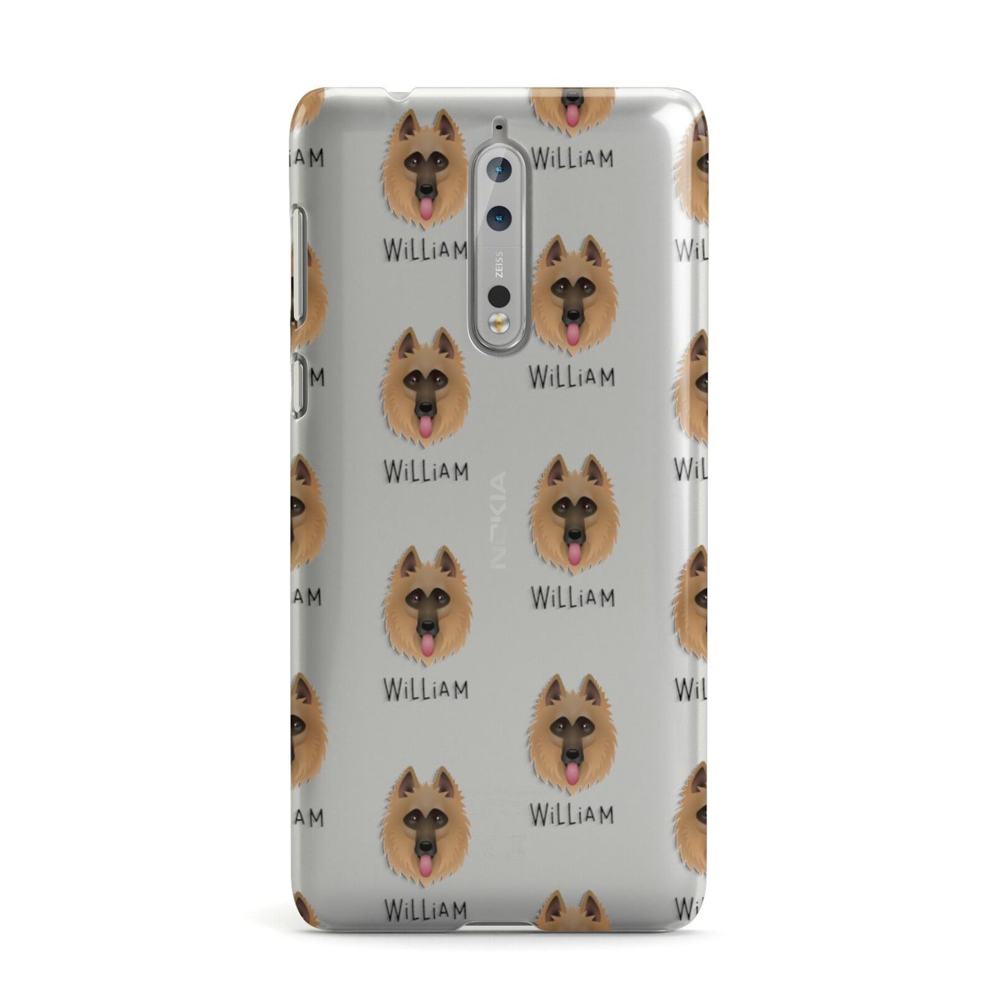 Belgian Shepherd Icon with Name Nokia Case