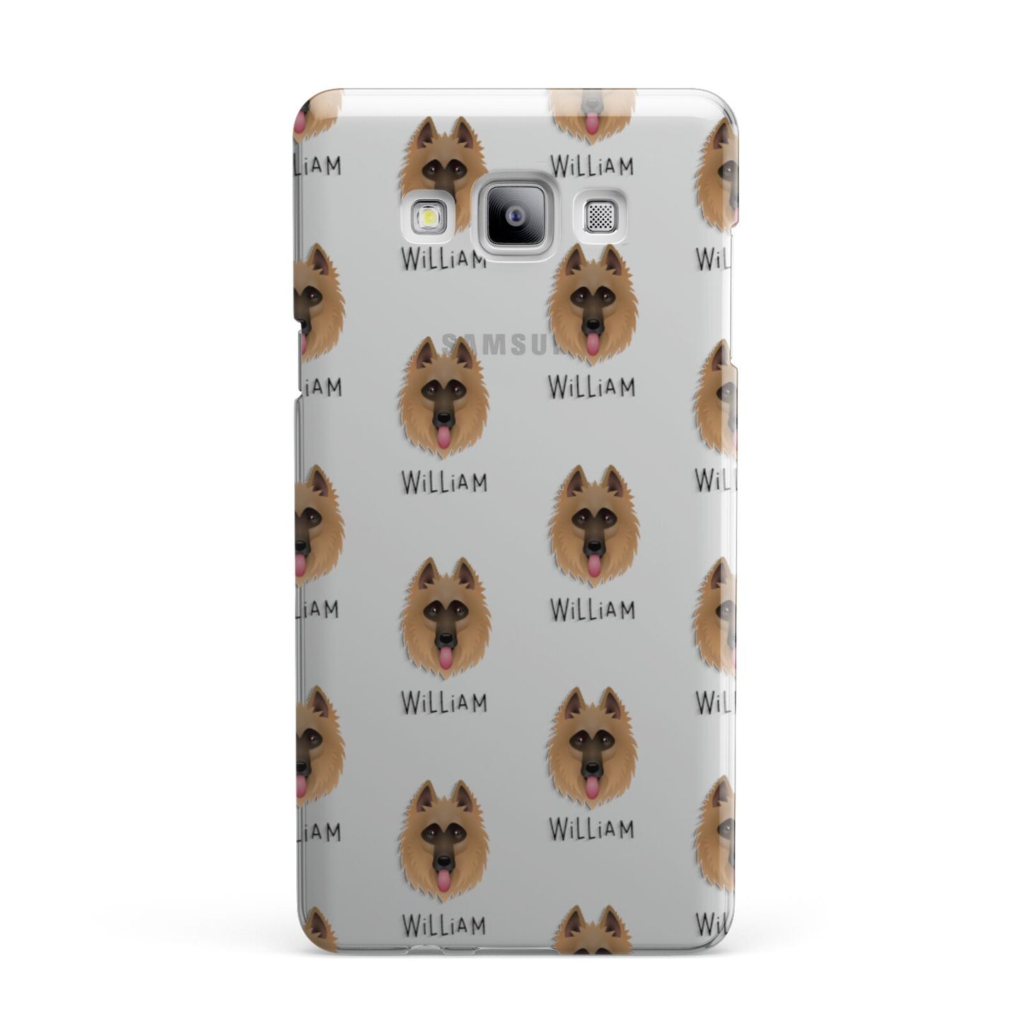 Belgian Shepherd Icon with Name Samsung Galaxy A7 2015 Case