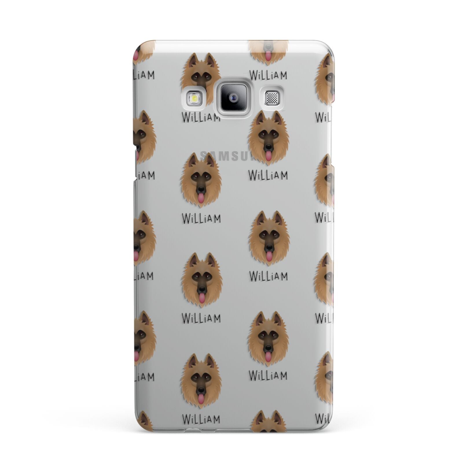 Belgian Shepherd Icon with Name Samsung Galaxy A7 2015 Case