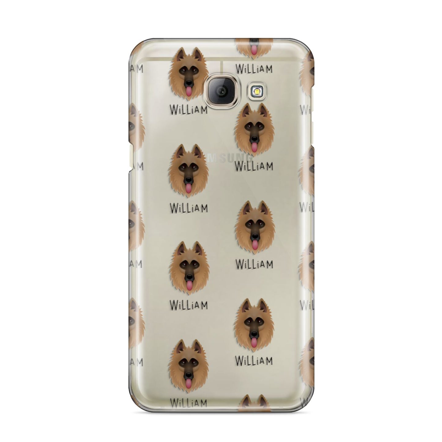 Belgian Shepherd Icon with Name Samsung Galaxy A8 2016 Case