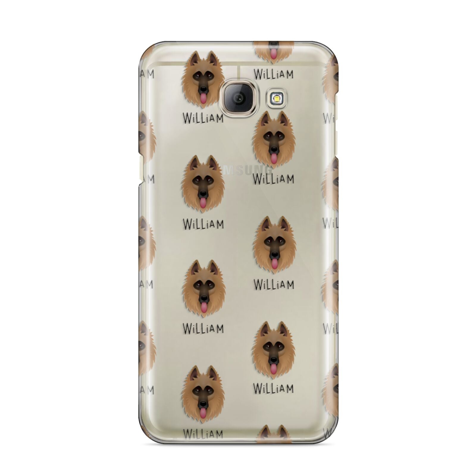 Belgian Shepherd Icon with Name Samsung Galaxy A8 2016 Case