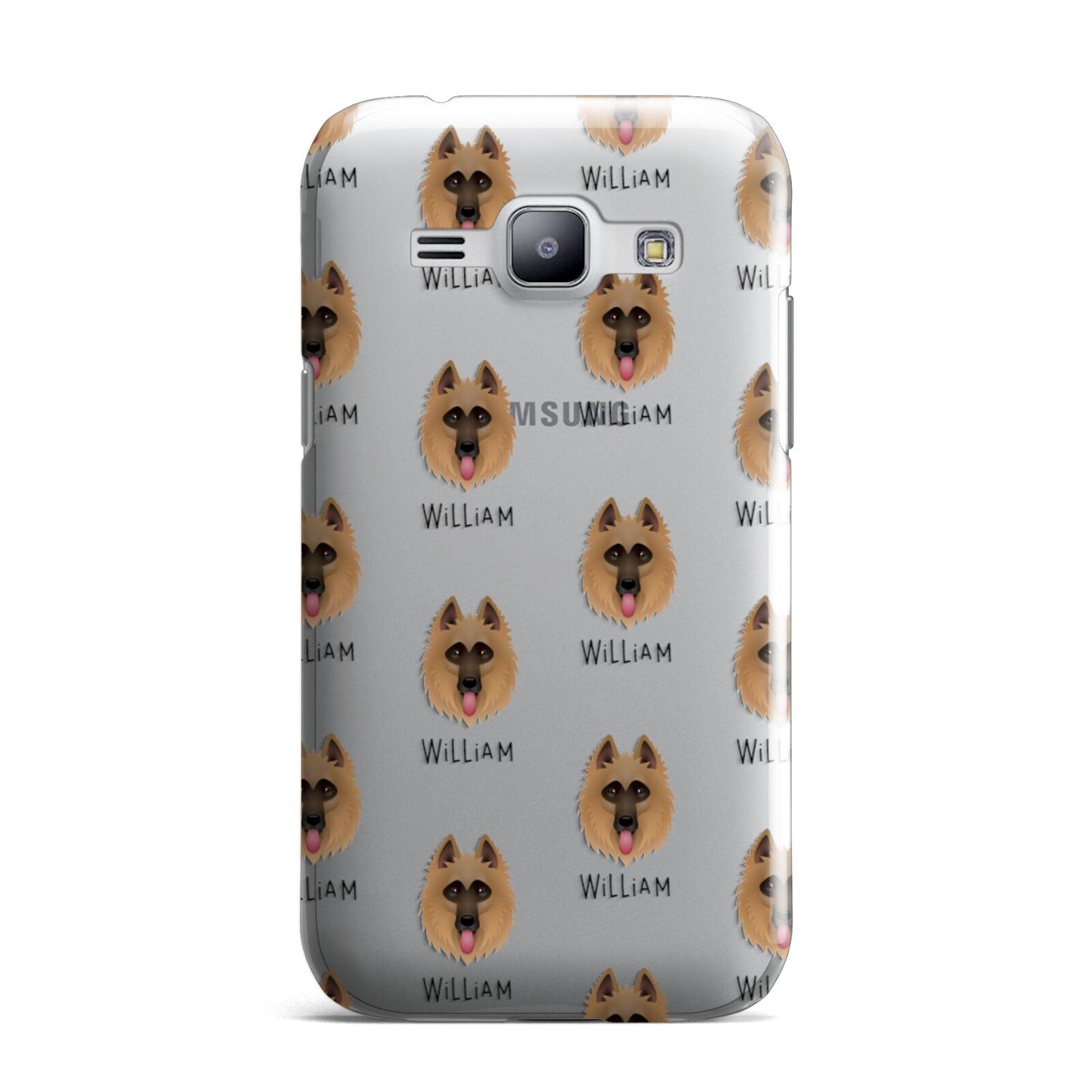 Belgian Shepherd Icon with Name Samsung Galaxy J1 2015 Case
