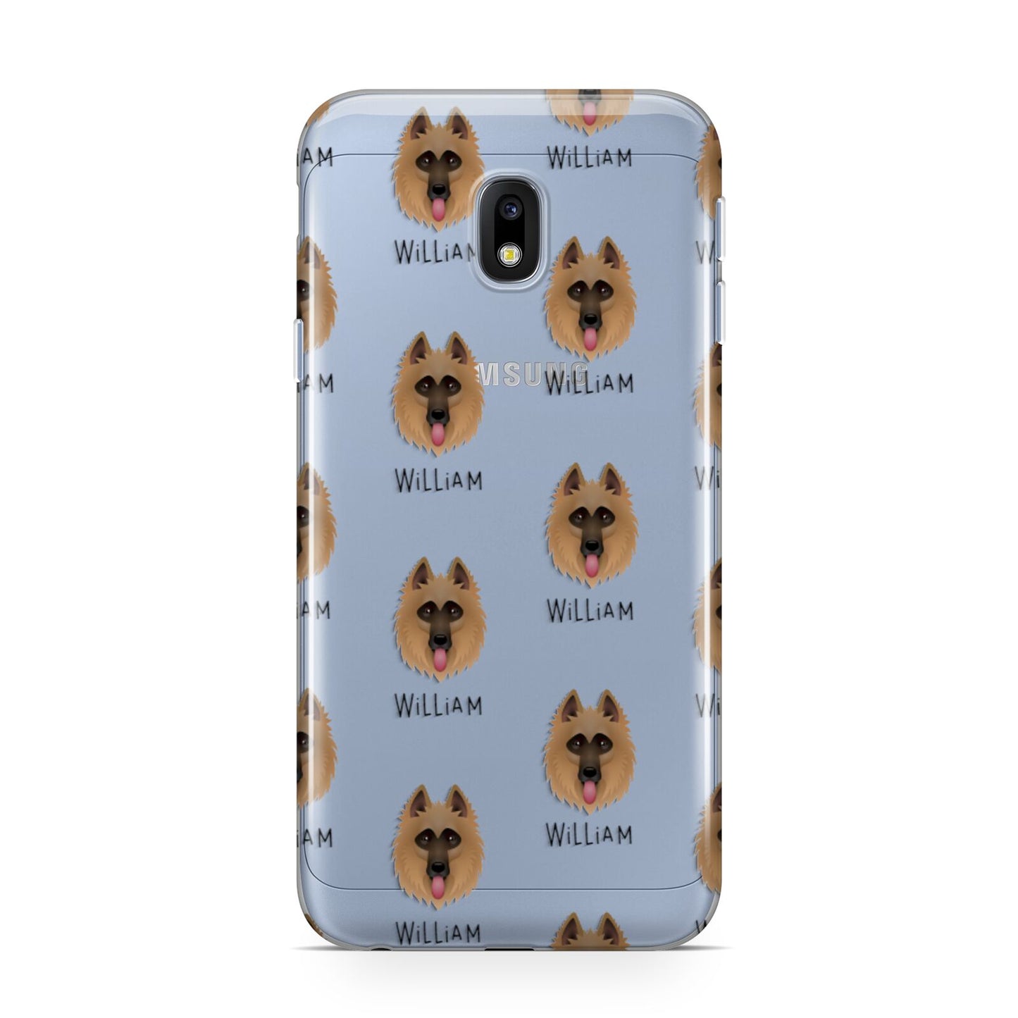 Belgian Shepherd Icon with Name Samsung Galaxy J3 2017 Case