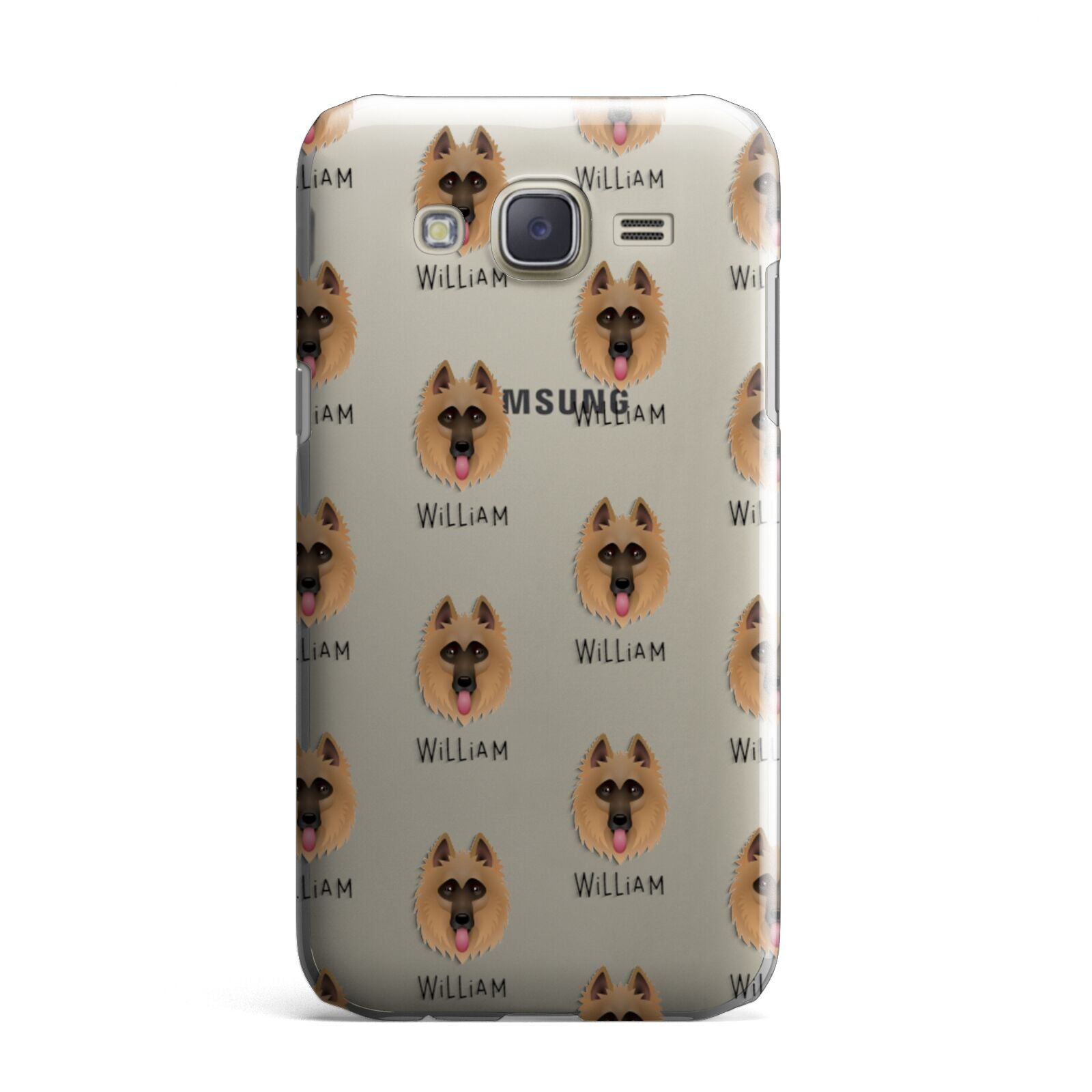Belgian Shepherd Icon with Name Samsung Galaxy J7 Case
