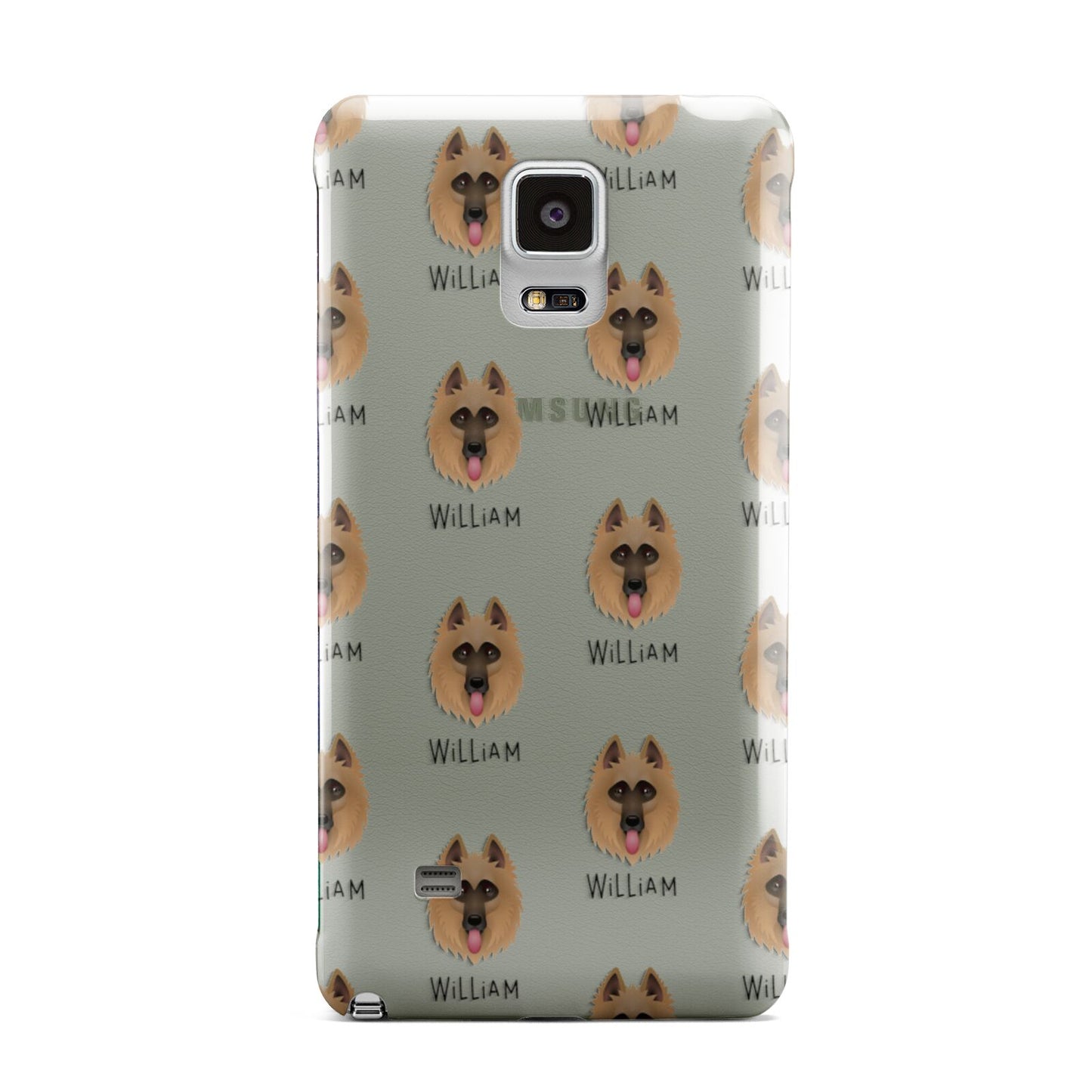 Belgian Shepherd Icon with Name Samsung Galaxy Note 4 Case