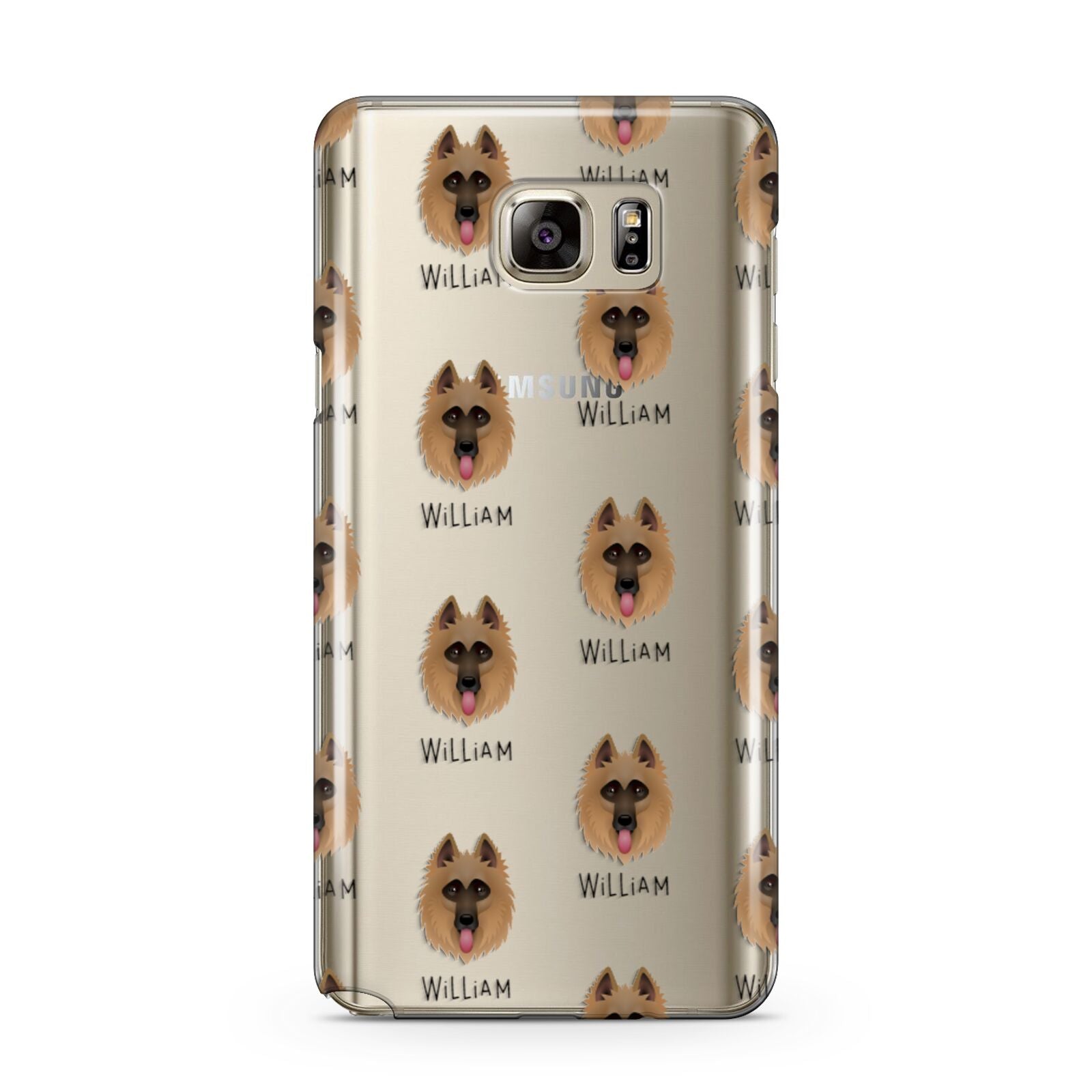 Belgian Shepherd Icon with Name Samsung Galaxy Note 5 Case