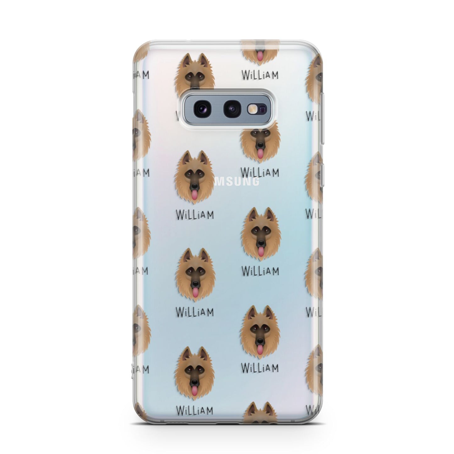 Belgian Shepherd Icon with Name Samsung Galaxy S10E Case