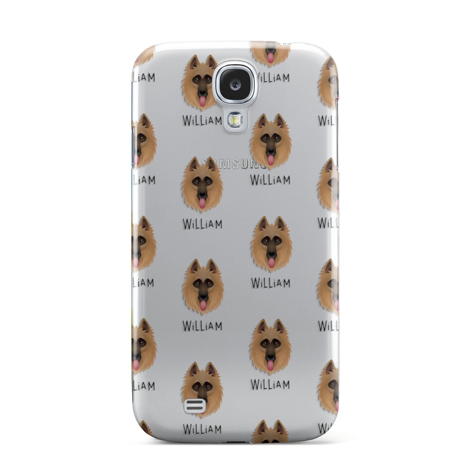 Belgian Shepherd Icon with Name Samsung Galaxy S4 Case
