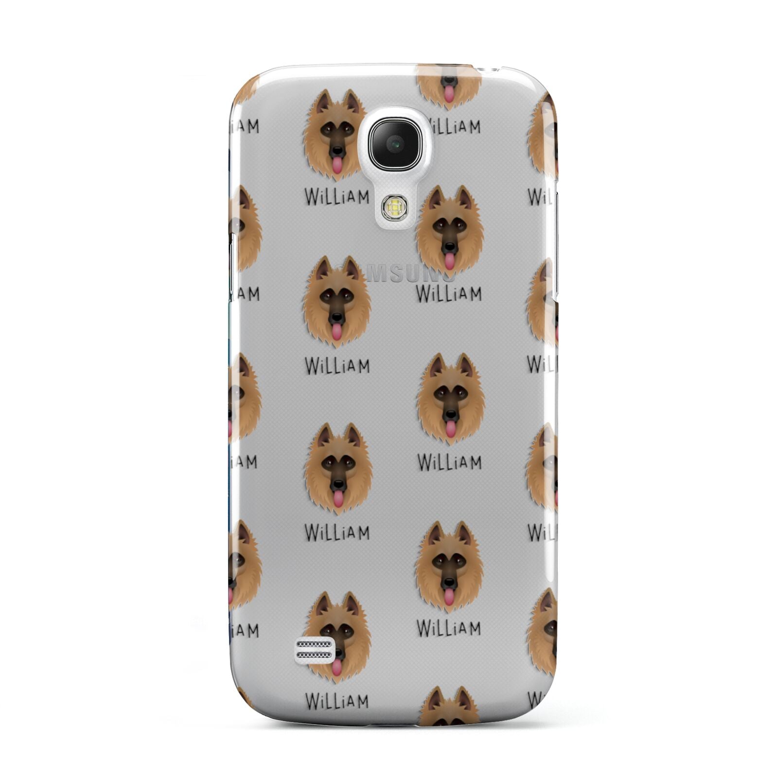 Belgian Shepherd Icon with Name Samsung Galaxy S4 Mini Case