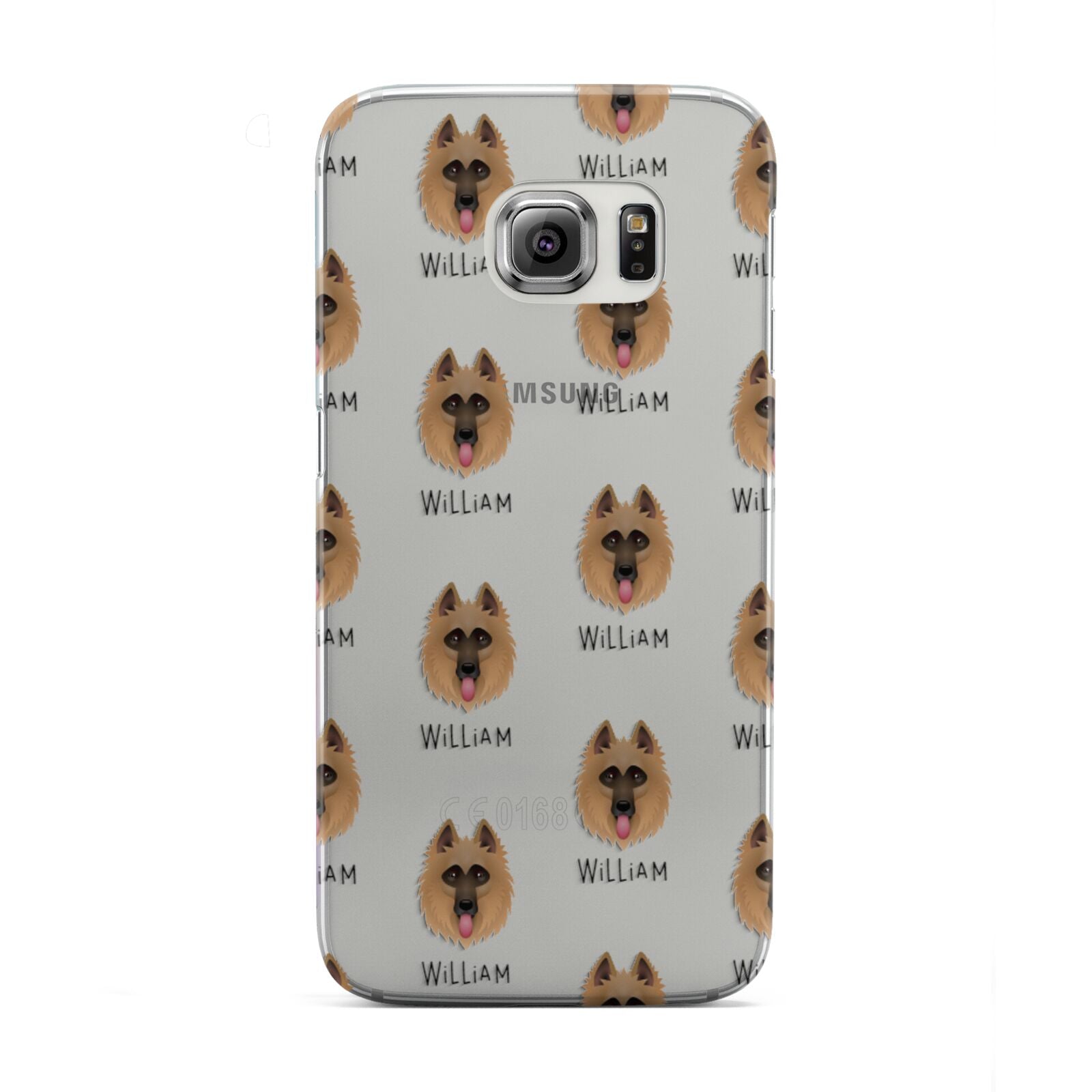 Belgian Shepherd Icon with Name Samsung Galaxy S6 Edge Case