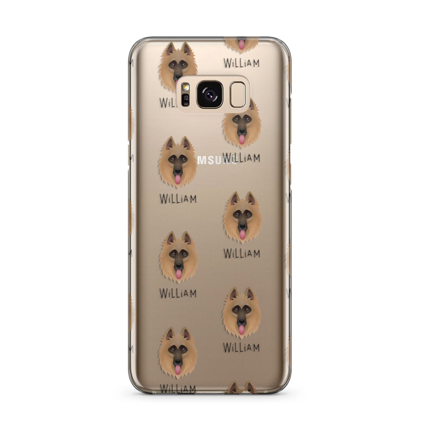 Belgian Shepherd Icon with Name Samsung Galaxy S8 Plus Case