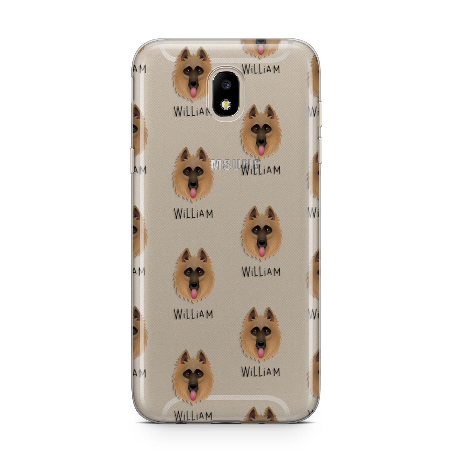 Belgian Shepherd Icon with Name Samsung J5 2017 Case