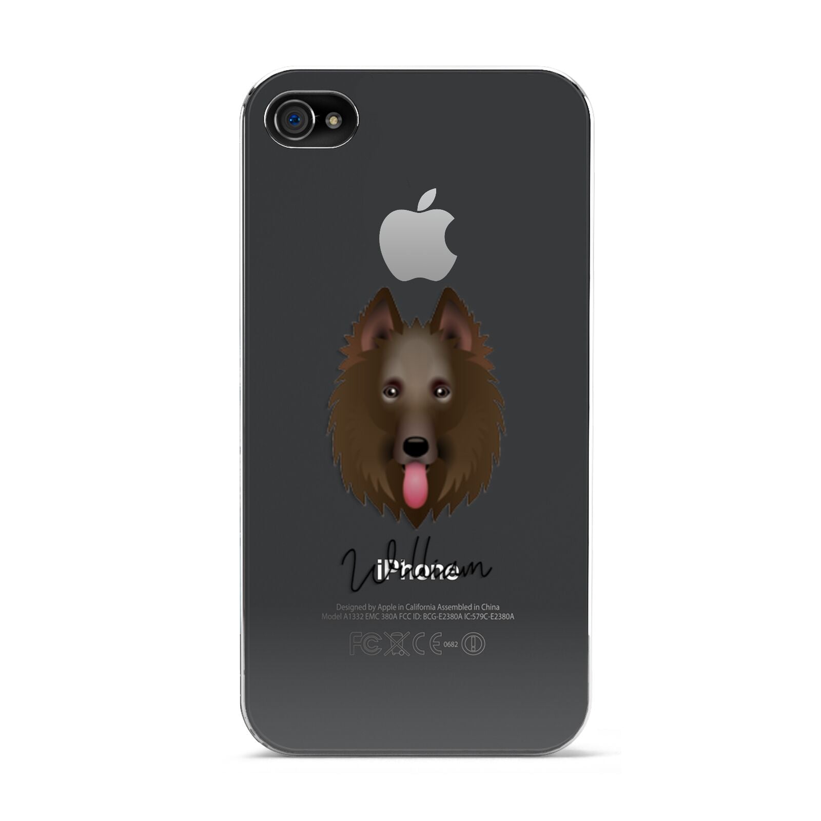 Belgian Shepherd Personalised Apple iPhone 4s Case