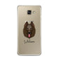 Belgian Shepherd Personalised Samsung Galaxy A3 2016 Case on gold phone
