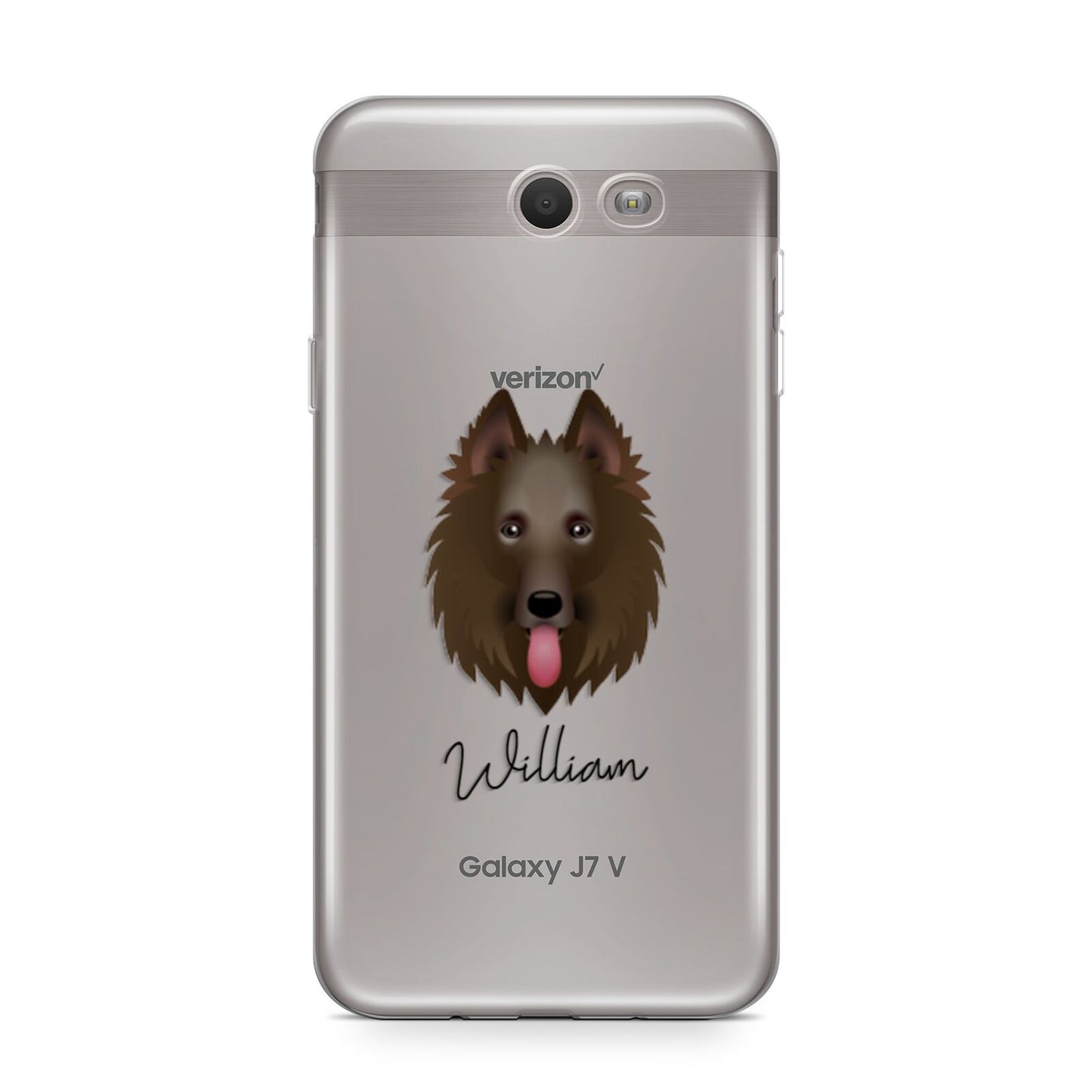 Belgian Shepherd Personalised Samsung Galaxy J7 2017 Case
