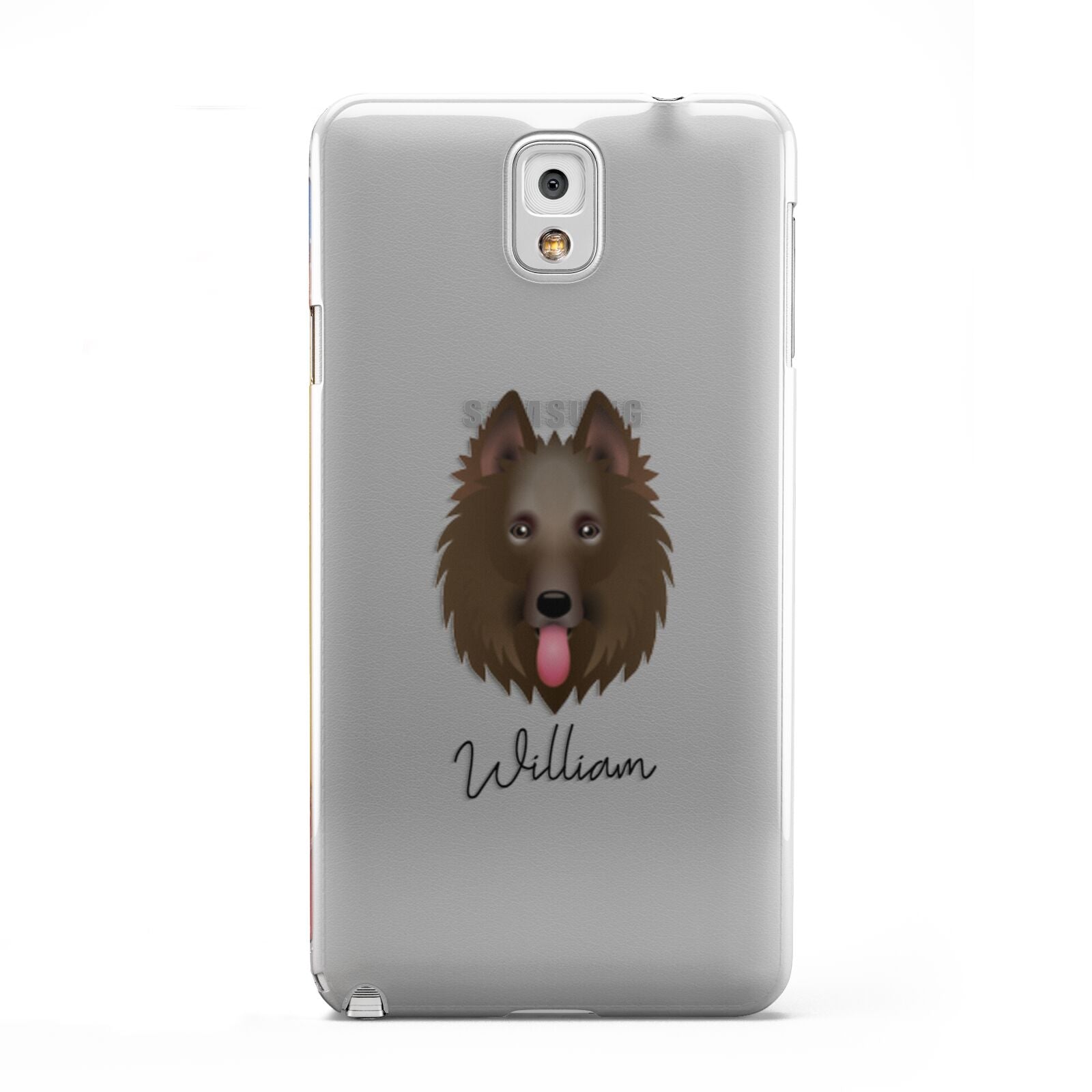 Belgian Shepherd Personalised Samsung Galaxy Note 3 Case