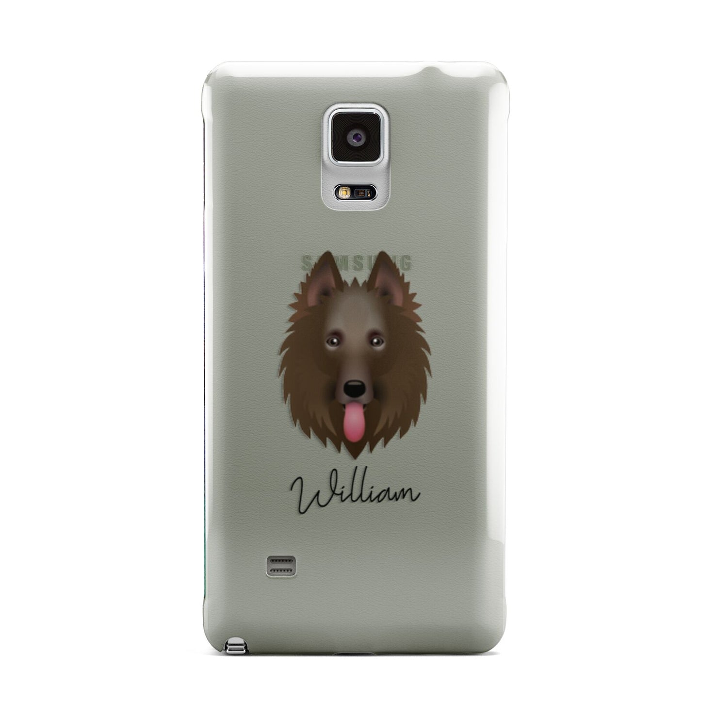 Belgian Shepherd Personalised Samsung Galaxy Note 4 Case