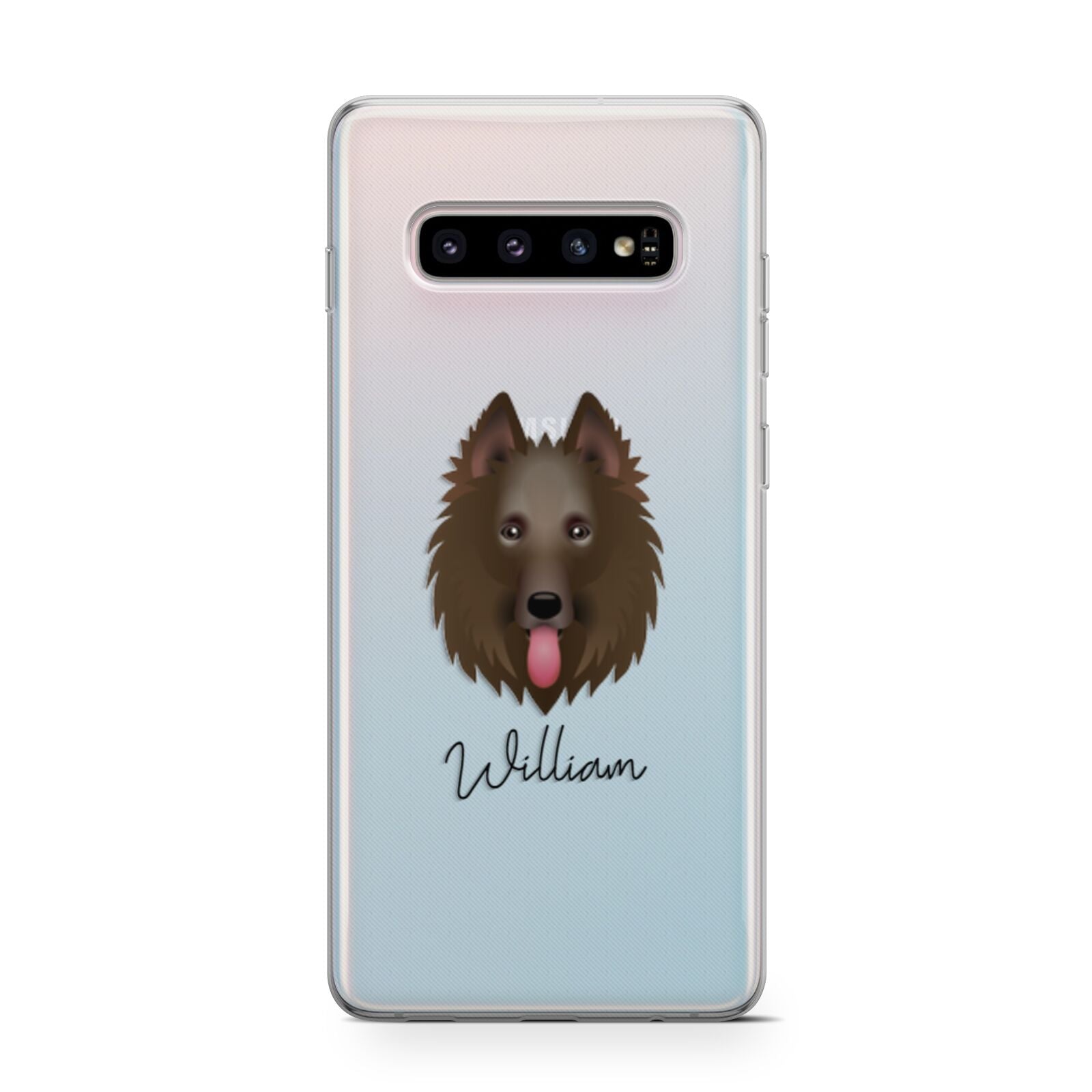 Belgian Shepherd Personalised Samsung Galaxy S10 Case