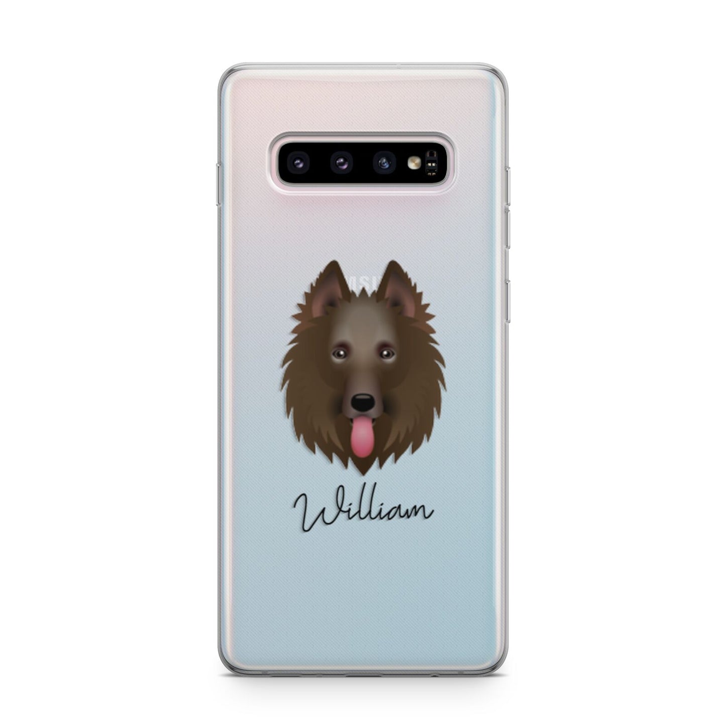 Belgian Shepherd Personalised Samsung Galaxy S10 Plus Case