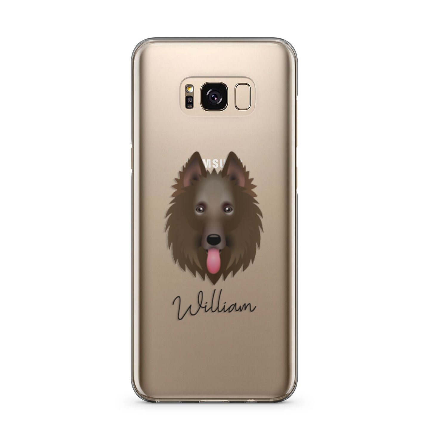 Belgian Shepherd Personalised Samsung Galaxy S8 Plus Case