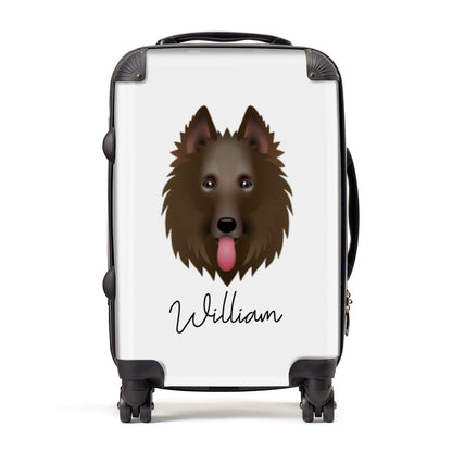 Belgian Shepherd Personalised Suitcase