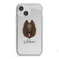 Belgian Shepherd Personalised iPhone 13 Mini TPU Impact Case with White Edges
