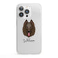 Belgian Shepherd Personalised iPhone 13 Pro Clear Bumper Case