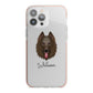 Belgian Shepherd Personalised iPhone 13 Pro Max TPU Impact Case with Pink Edges