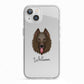 Belgian Shepherd Personalised iPhone 13 TPU Impact Case with White Edges
