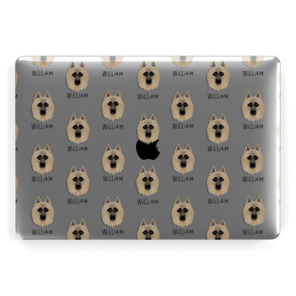 Belgian Tervuren Icon with Name Apple MacBook Case