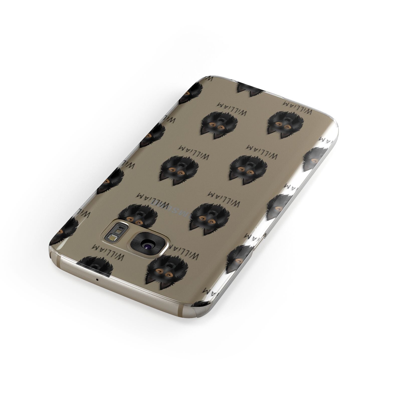 Belgian Tervuren Icon with Name Samsung Galaxy Case Front Close Up
