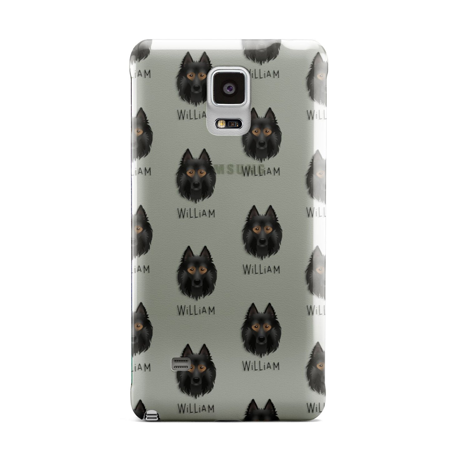 Belgian Tervuren Icon with Name Samsung Galaxy Note 4 Case