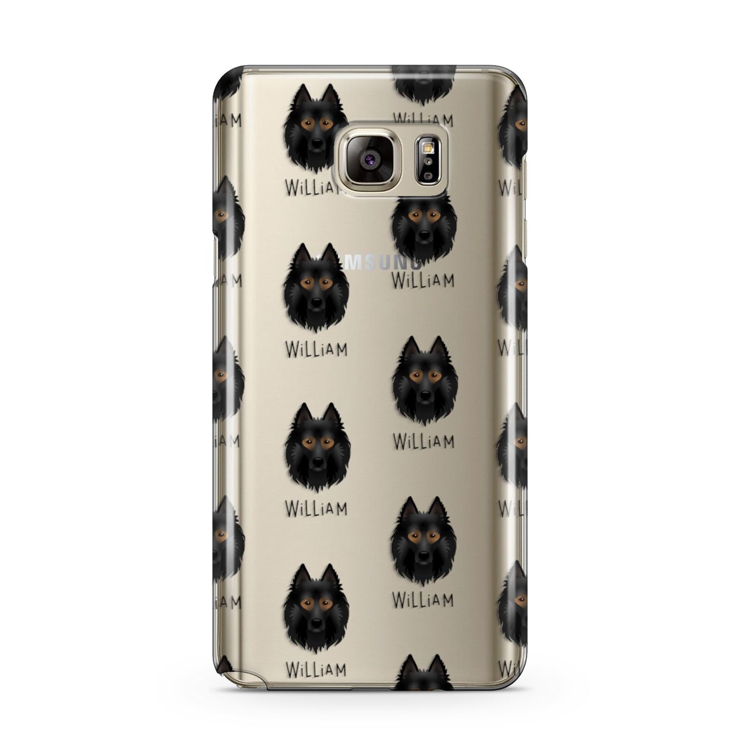 Belgian Tervuren Icon with Name Samsung Galaxy Note 5 Case