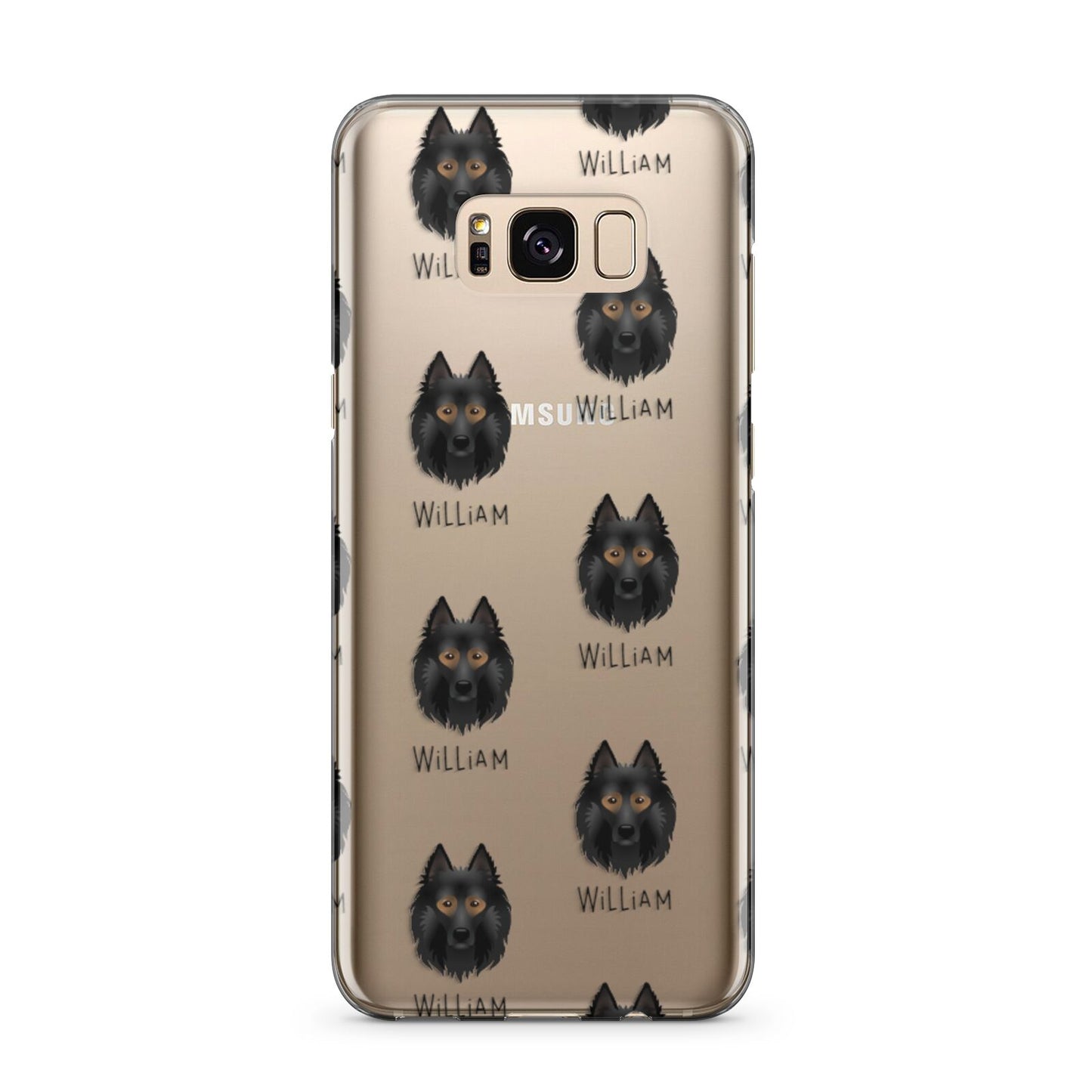 Belgian Tervuren Icon with Name Samsung Galaxy S8 Plus Case