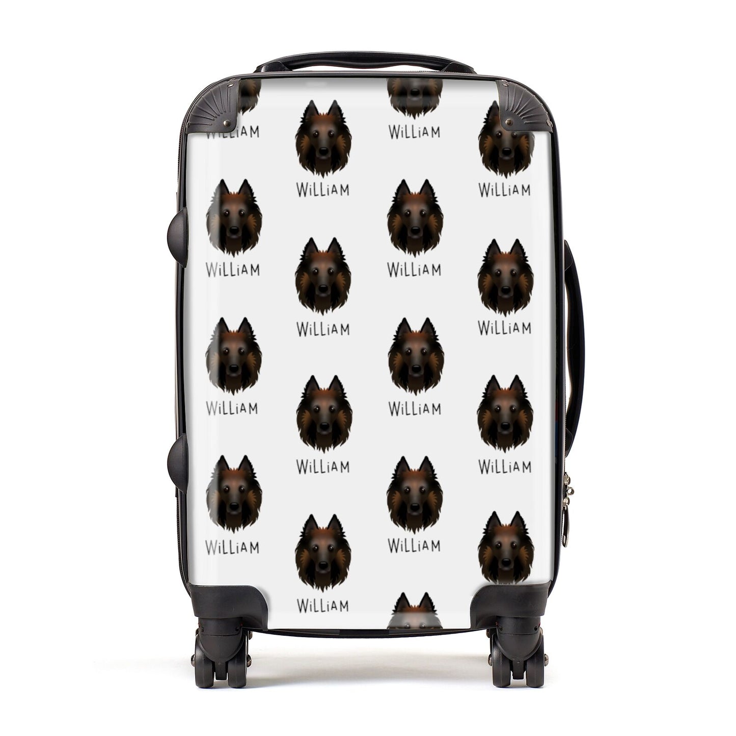 Belgian Tervuren Icon with Name Suitcase