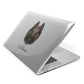 Belgian Tervuren Personalised Apple MacBook Case Side View