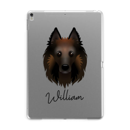 Belgian Tervuren Personalised Apple iPad Silver Case