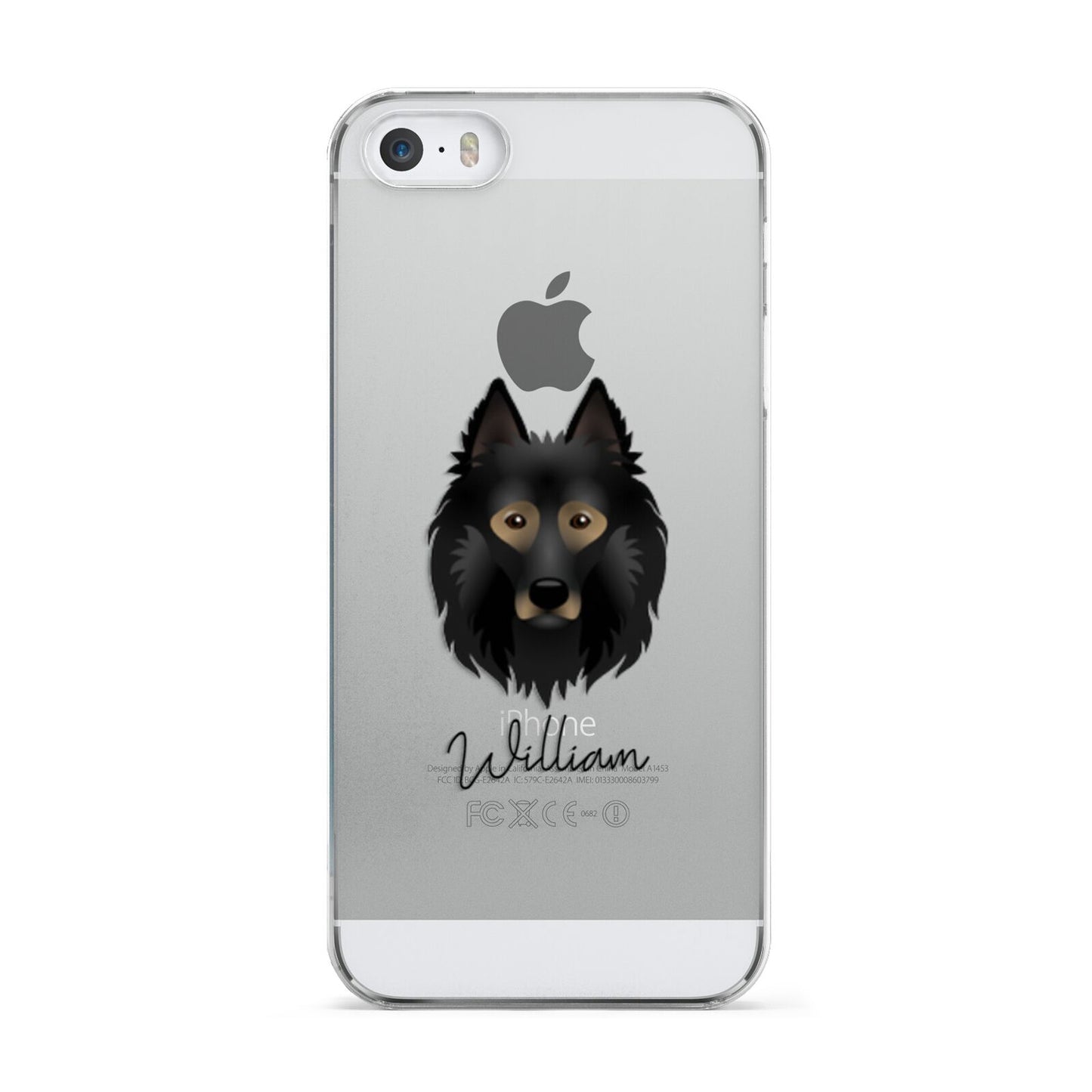 Belgian Tervuren Personalised Apple iPhone 5 Case