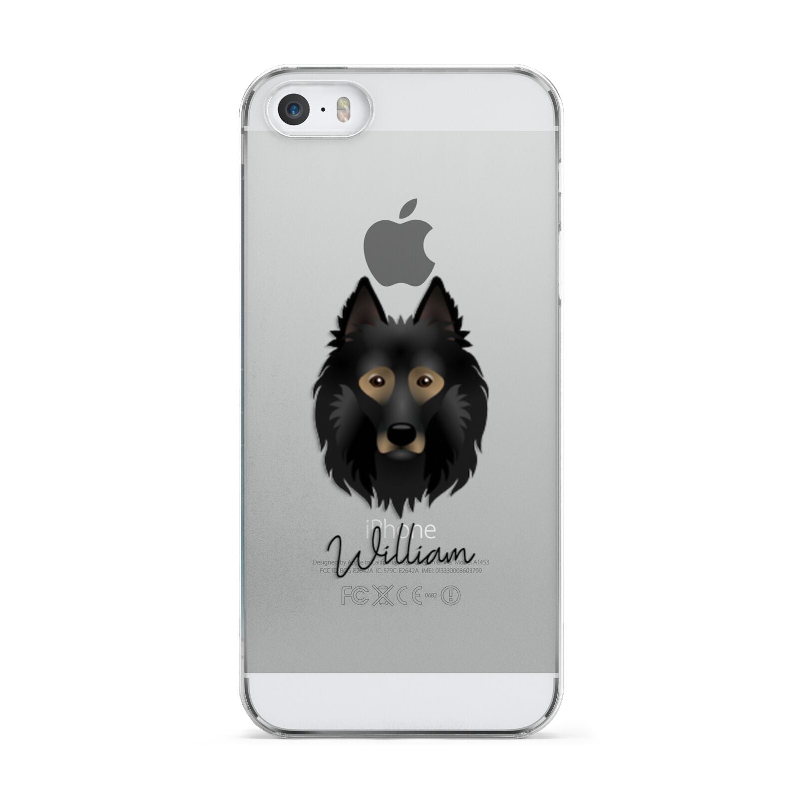 Belgian Tervuren Personalised Apple iPhone 5 Case