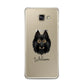 Belgian Tervuren Personalised Samsung Galaxy A3 2016 Case on gold phone