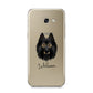 Belgian Tervuren Personalised Samsung Galaxy A5 2017 Case on gold phone